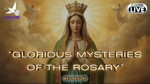 🔴 Wednesday Glorious Mysteries of the Rosary October 1. 2025