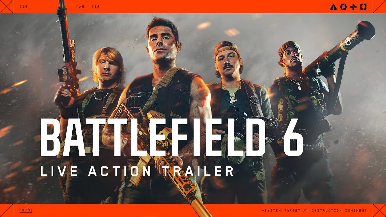 Battlefield 6 - Official Launch Live Action Trailer (Ft. Zac Efron, Jimmy Butler, Morgan Wallen)