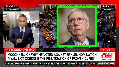 Mitch McConnell Talks About Childhood Polio After RFK Jr.'s Confirmation