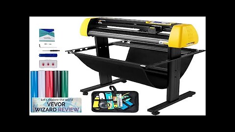 VEVOR Vinyl Cutter Machine 34 in / 870 mm Max Paper Feed Review