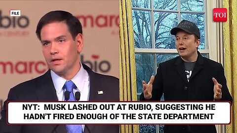 Trump Cabinet Erupts; Elon Clashes With Secy Rubio _ President Steps In, Lashes Out At Reporter