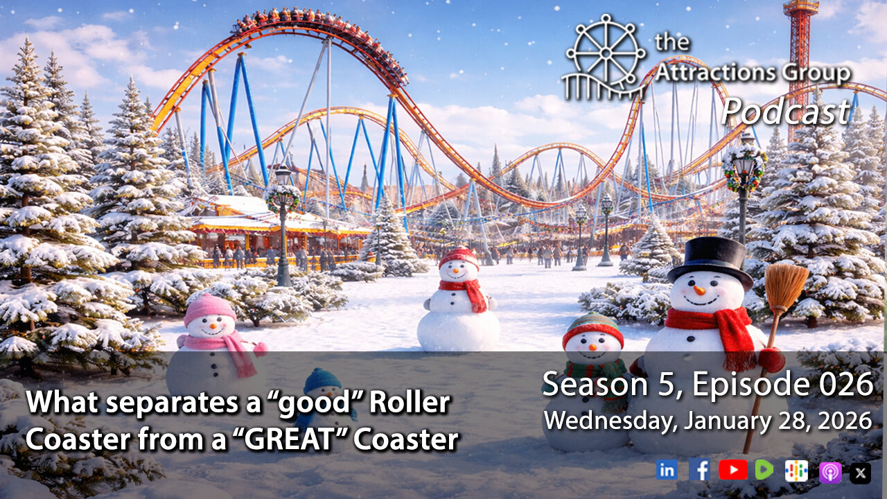 S5, E 026- Roller Coaster Episode- What separates "Good" from "GREAT"?