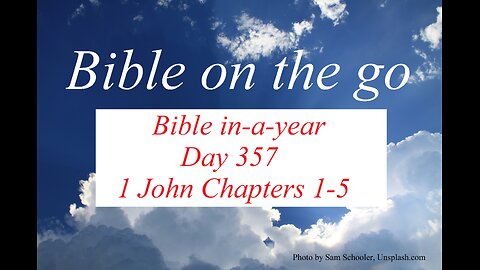 Bible in-a-year Day 357 | 1 John Chapters 1-5 | KJV