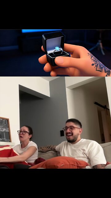 Joven sorprende a su amor con un tráiler de IA para pedirle matrimonio
