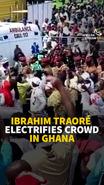 IBRAHIM TRAORÉ ELECTRIFIES CROWD IN GHANA