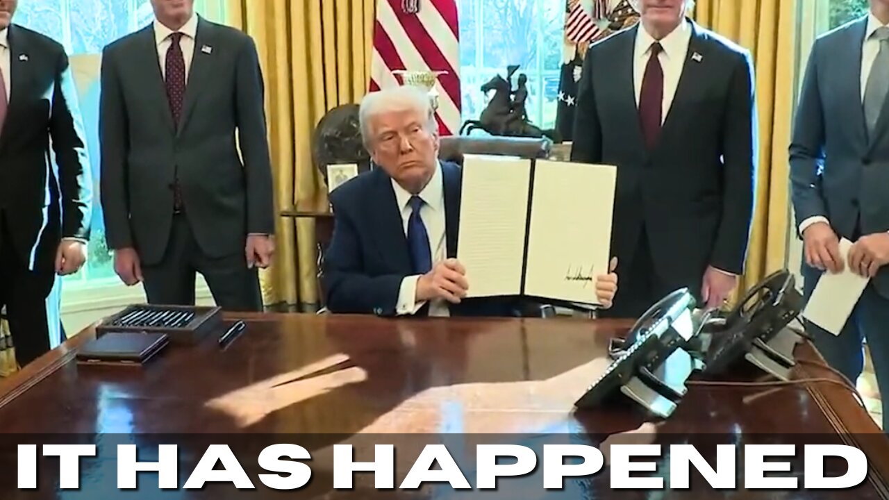 He Really Did It ...