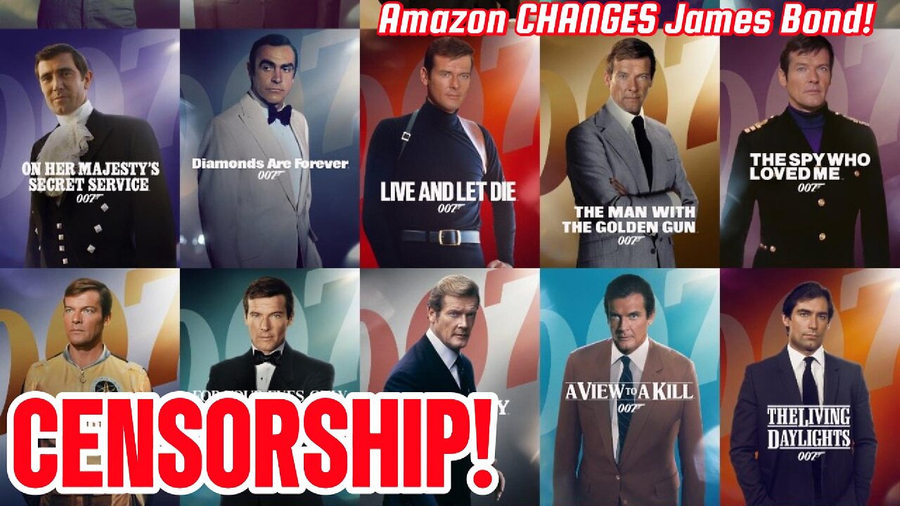 Amazon REMOVES Guns From James Bond Promos!