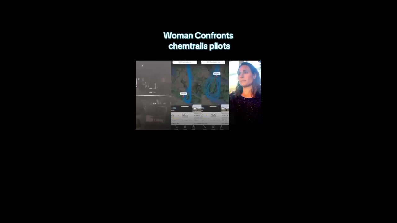 Woman tracks down and confronts chemtrail pilot