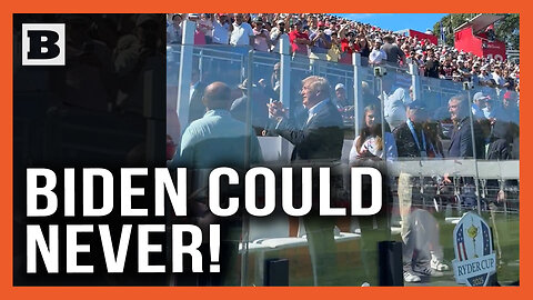Biden Could NEVER! Crowd Chants Trump's Name at Ryder Cup
