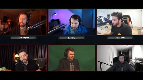 Nick/Asmongold/Destiny/Hasan/Sargon debate Part 2