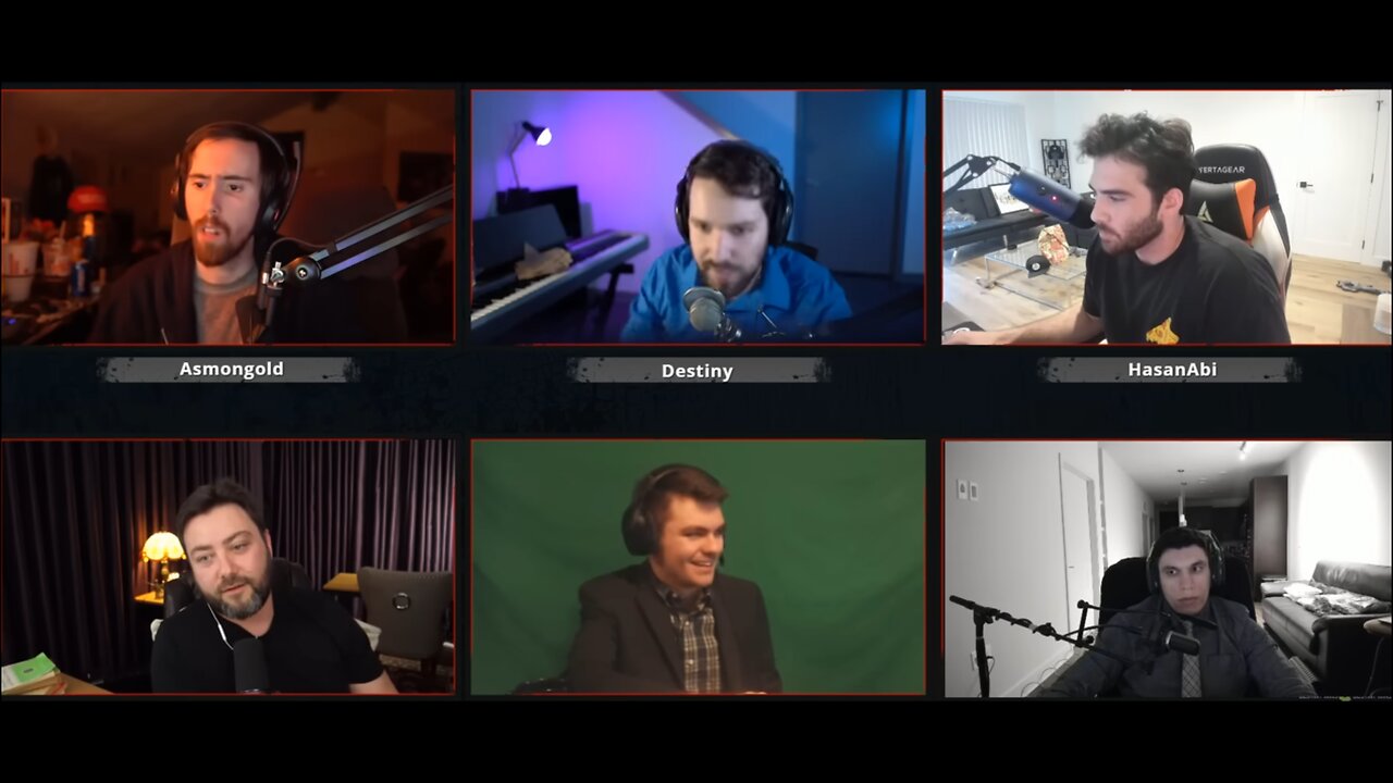 Nick/Asmongold/Destiny/Hasan/Sargon debate Part 2
