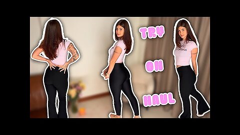 [4K USA] Three Outfit Try On | Straight Waist vs Shaped Fit & Comfort Review