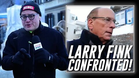 Alex Jones: Rebel News Confronted Blackrock CEO Larry Fink The World Economic Forum - Full Interview 1/21/26