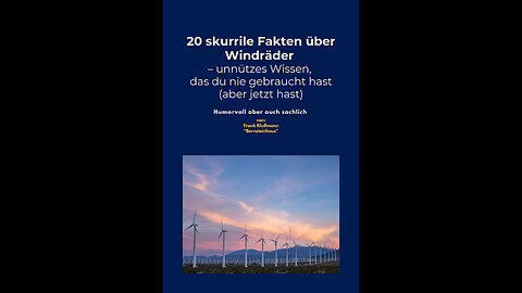 20 skurrile Fakten über Windräder – unnützes Wissen, das du nie gebraucht hast (aber jetzt hast)