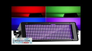 280 LED Strobe Flash Light DMX Control Dj Stage Light RGB LED Review