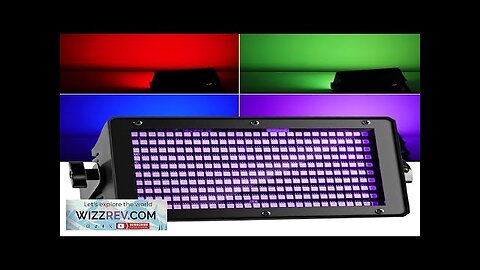 280 LED Strobe Flash Light DMX Control Dj Stage Light RGB LED Review