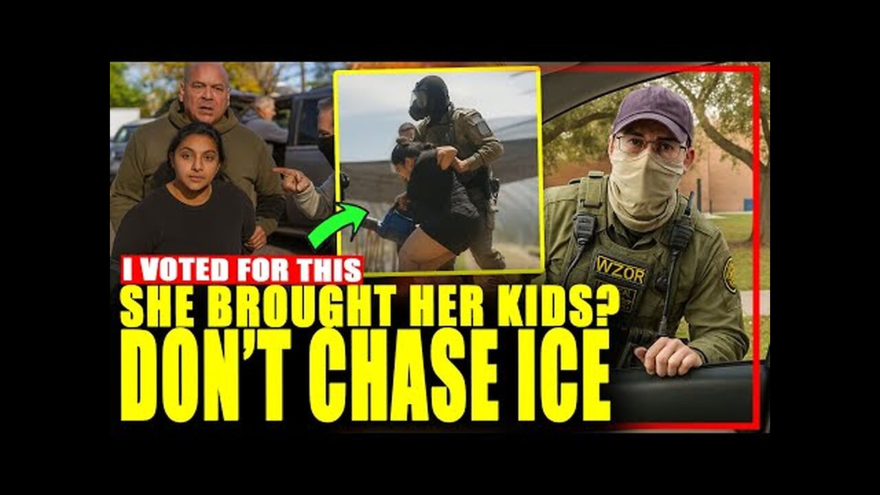 Caught on Camera: Parents Chasing ICE Agents With Kids in the Backseat