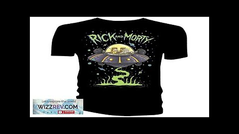 Rick & Morty: T-Shirt: UFO Review