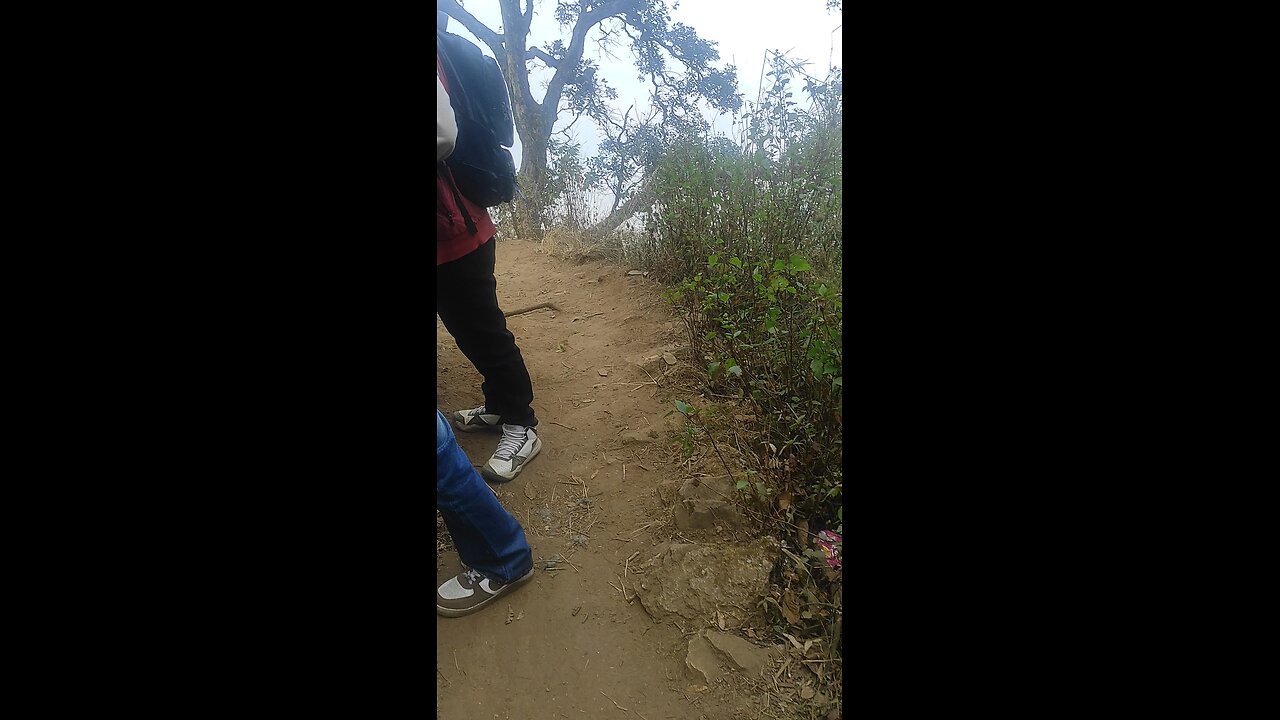 trekking to temple