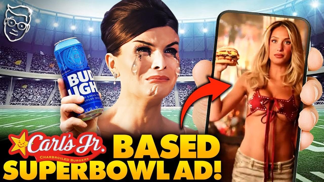 Bikini-Clad Burger Model Super Bowl Ads Are BACK _ Even Bud Light Goes Full Anti-Woke _ We Win 🇺🇸