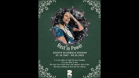 Bullshyt Condolences 4 Assata Shakur From Pan-African Pro Black Conscious