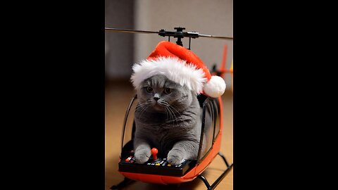 Santa cat