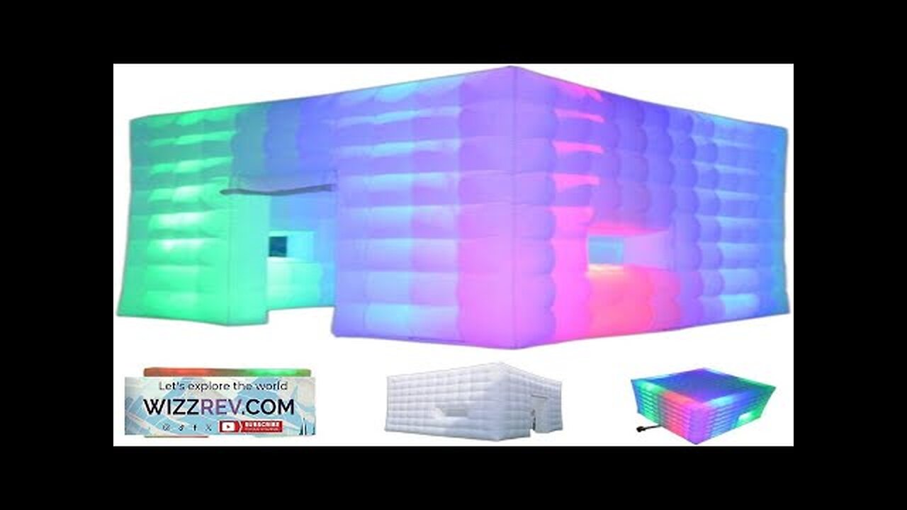 SAYOK Portable Inflatable Air Cube Tent (19.7 x 19.7 x 11.5ft) Fancy Review