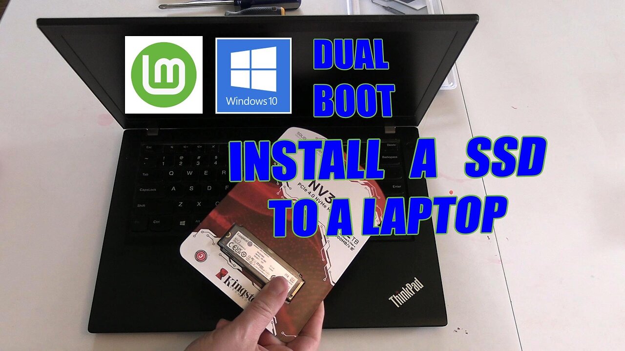 INSTALL LINUX MINT | How to Upgrade Your SSD and Set Up a Dual Boot