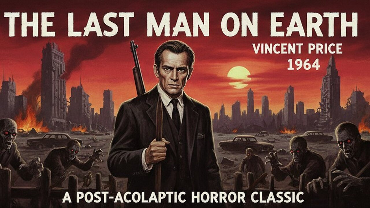 🚨 Snippet - The Last Man on Earth (1964) – Vincent Price in a Post-Apocalyptic Horror Classic