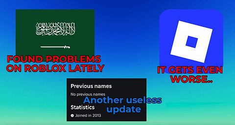 Roblox CALLED OUT by Saudi Arabia, Profile Updates & MORE Legal Troubles