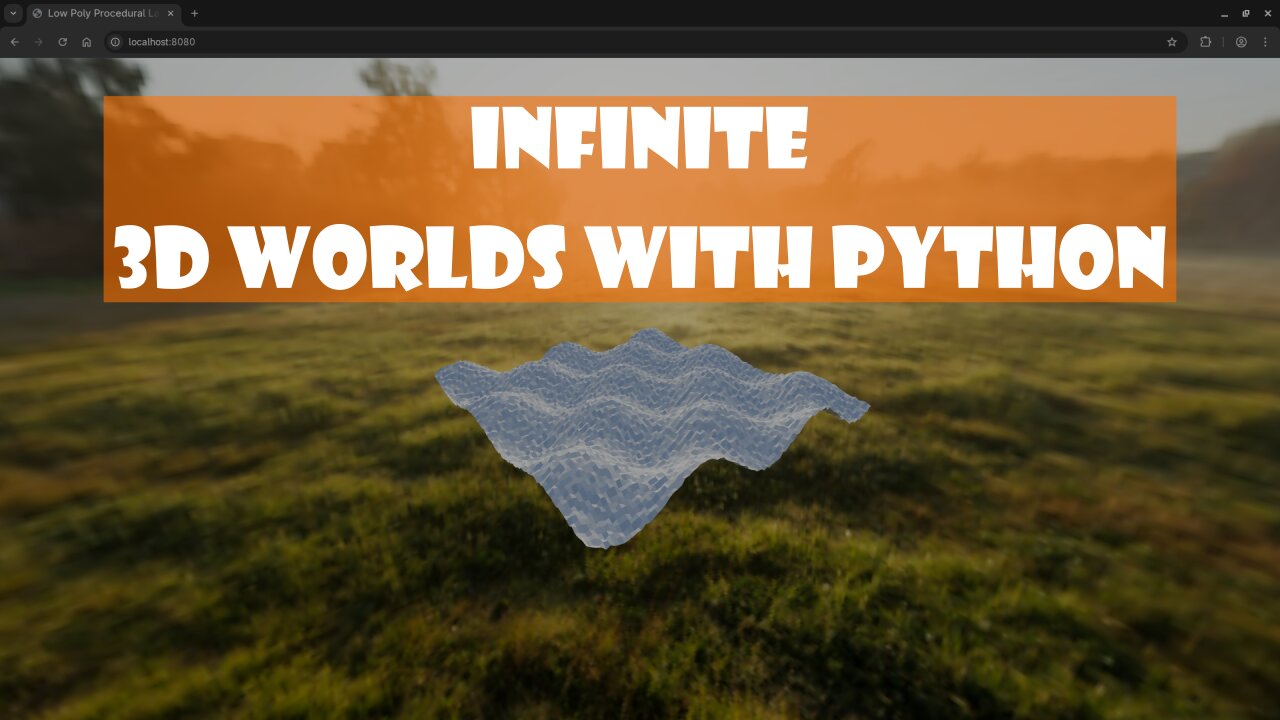 Procedural Landscapes in Blender with Python API Tutorial