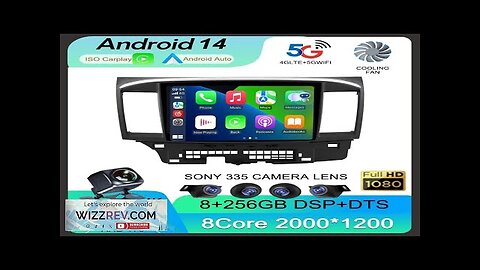 Android 14 For MITSUBISHI LANCER 9 10 X 2008 2009 2010 2011 Review