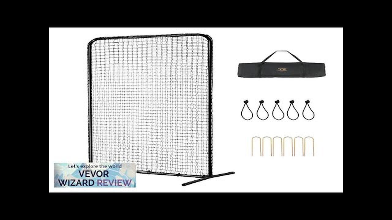 VEVOR I Screen Baseball for Batting Cage 7x4 ft Baseball Softball Safety Review