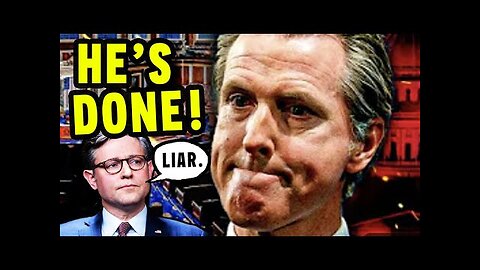 You Won't BELIEVE What Mike Johnson Called Gavin Newsom!!!