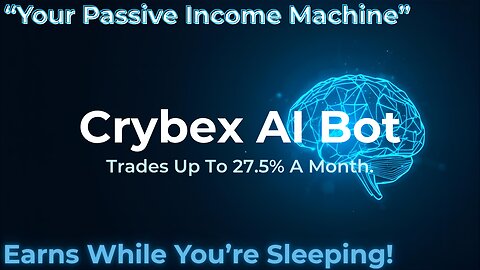 *CryBex*|New AI Trading Bot| Earn 27.5%+Passive Monthly Income!