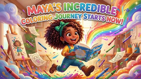 MAYA's Incredible Coloring Journey Starts Now!