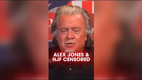 Steve Bannon Reacts To Censorship of Alex Jones & Nick Fuentes