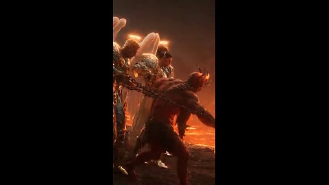 Satan is thrown into the lake of fire for all eternity