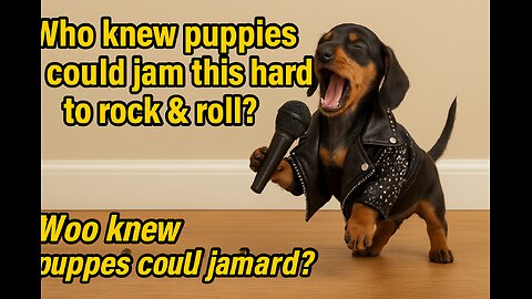Tiny Rock Stars 🐶🎶 Puppies Shake to the Beat!