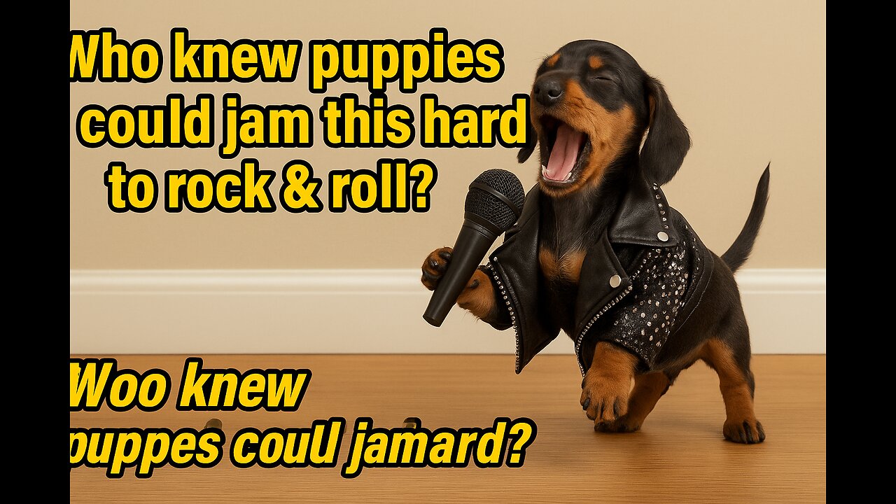 Tiny Rock Stars 🐶🎶 Puppies Shake to the Beat!