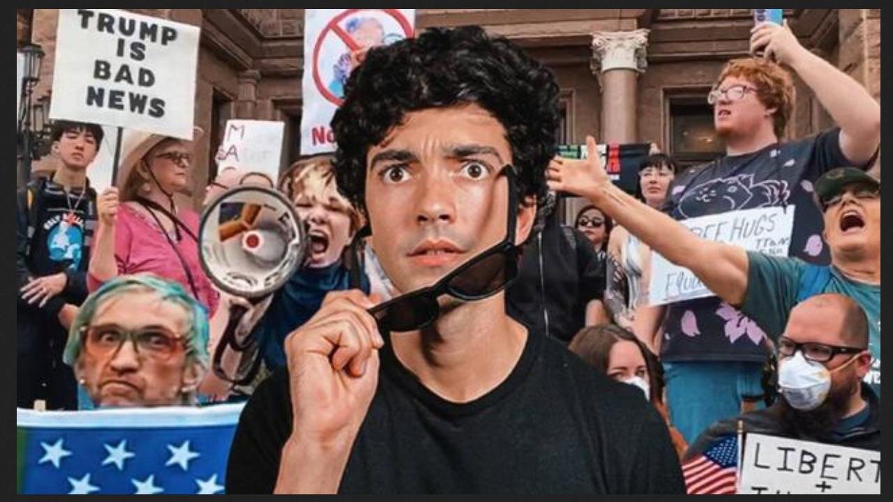 InfoWars Goes Undercover At Massive Leftist Protest Against Trump & Elon Musk