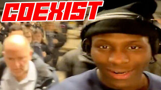 Migrant Doesn't Understand Why "Dumb" English Line Up To Ride Subway