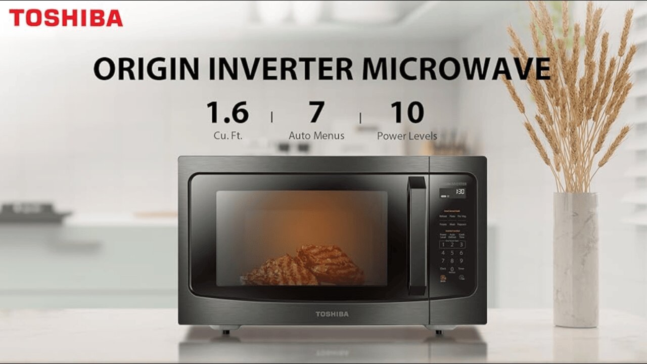 TOSHIBA ML-EM45PIT(BS) Countertop Microwave Oven