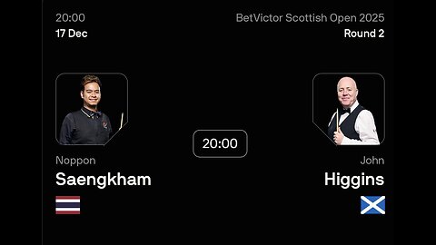 🔴 ถ่ายทอดสดสนุกเกอร์ 🇹🇭 หมู ปากน้ำ VS จอห์น ฮิกกิ้นส์ 🏴󠁧󠁢󠁳󠁣󠁴󠁿 ศึก สก็อตติช โอเพ่น