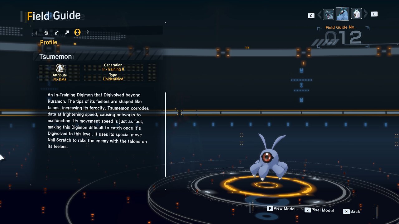 tsumemon all digivolution/de-digivolution/profile Digimon Story Time Stranger