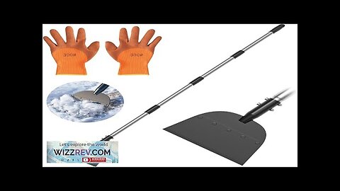 Flat ShovelSnow Shovel Ice Scraper 68 inch Snow Ice Chopper for Walkway Review