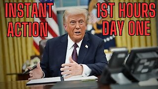 INSTANT ACTION - Trump MAGA Has Begun! 1st Hours Of Day One!