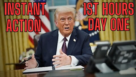 INSTANT ACTION - Trump MAGA Has Begun! 1st Hours Of Day One!