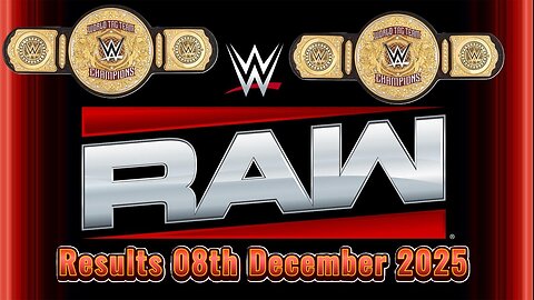 WWE Raw Results 08th December 2025