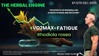 The Effects of Rhodiola on Athlete Fatigue and Recovery Ep.1270 DEC 2025